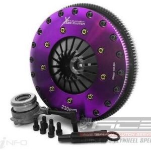 Xtreme 230mm Organic Twin Plate for Audi TT BWA CBBB CCZA CDLB 11/06-1/15 - 2.0L 16V DOHC Turbo Petrol