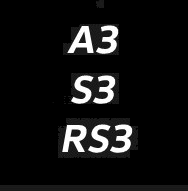 A3/S3/RS3 2.0TFSI
