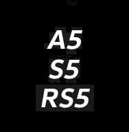 A5/S5/RS5