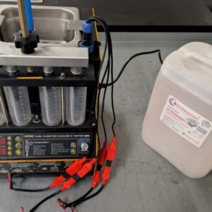 Petrol fuel injector cleaning