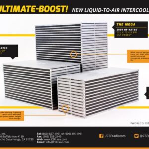 WATER/AIR Bar & plate intercooler core 12L x 5H x 5W