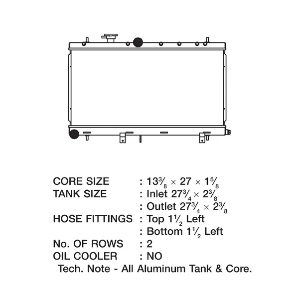 CSF RACE RADIATOR FOR 02-07 SUBARU IMPREZA (WRX/STI - W/ FILLER NECK) - Image 7
