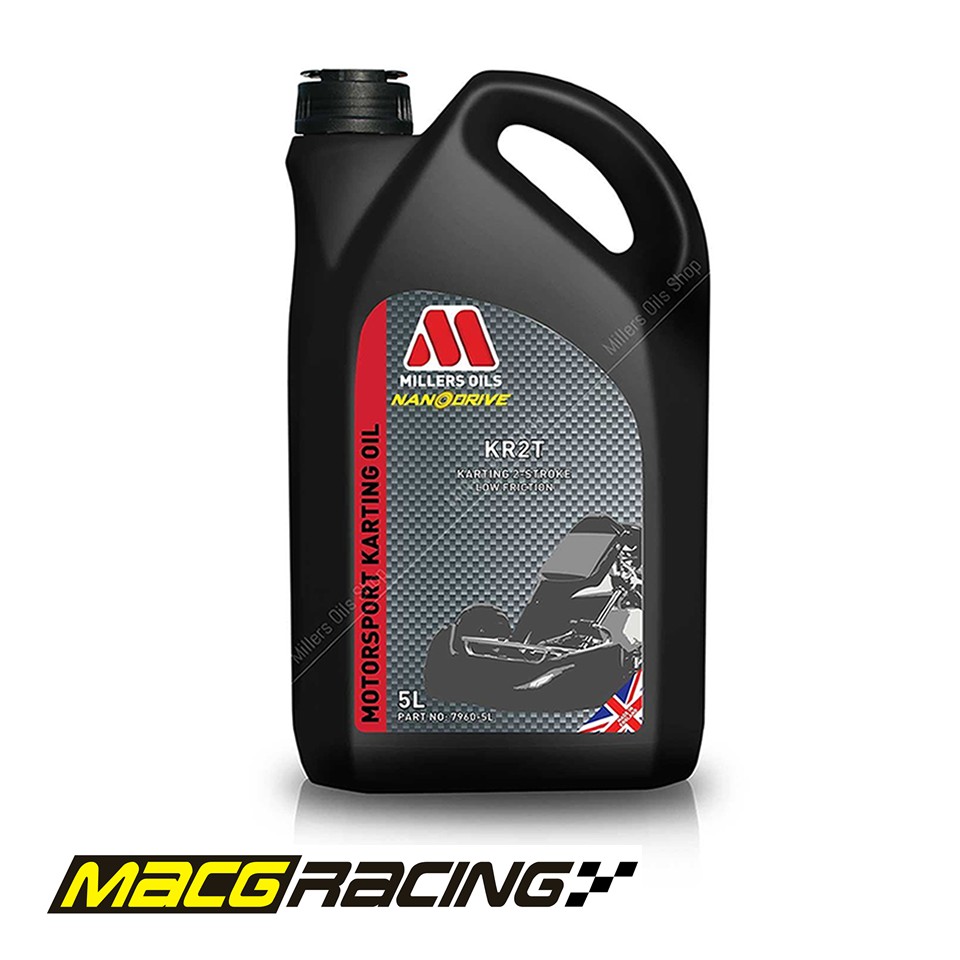Millers Oils KR2T Kart and Bike 2 Stroke Engine Oil