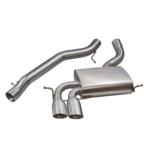 Audi A3 (8P) 2.0 TFSI Quattro (3 Door) (04-12) Cat Back System (Non-Resonated)