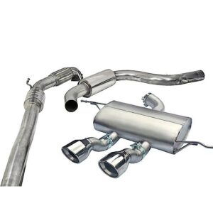 Seat Leon Cupra R 2.0 TSI (1P - Mk2) (10 - 12) Cat Back System (Non-Resonated)