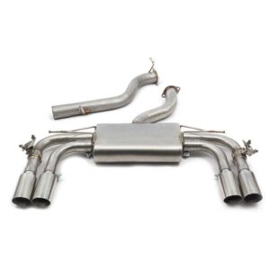 Audi S3 (8V) (3 Door) (13-17) (Valved) Cat Back System (Non-Resonated)