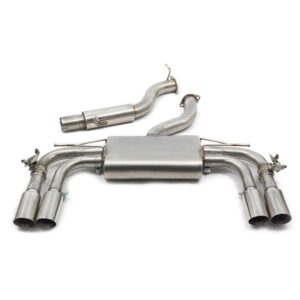 Audi S3 (8V) (3 Door) (13-17) (Valved) Cat Back System (Non-Resonated)