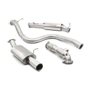 Ford Fiesta ST 180 Mk7 (13-17) 3 Inch Twin Tip Turbo Back System (Sports Cat & Resonated)