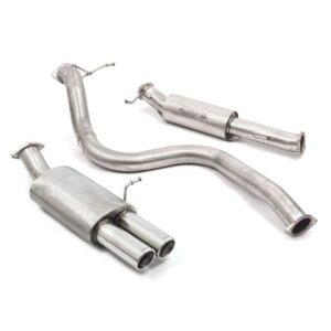 Ford Fiesta ST 180 Mk7 (13-17) 2.5 Inch Twin Tip Cat Back System (Resonated)