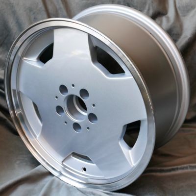 Maxilite Aero style wheels 8x17 silver/diamond cut