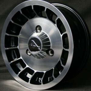 Maxilite Alpine style wheels 5.5x13 black/diamond cut