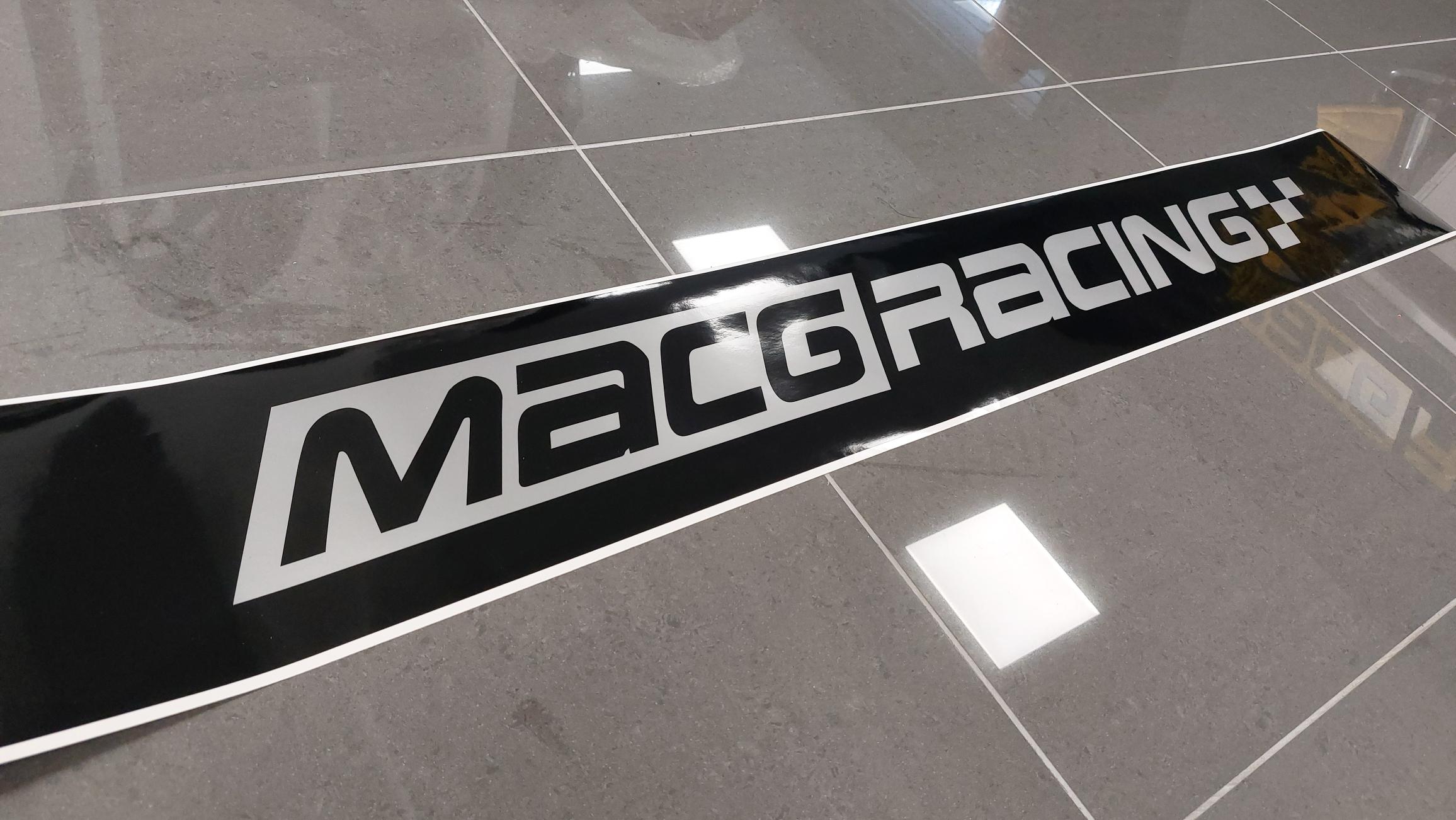MacG Racing Sunstrip Silver