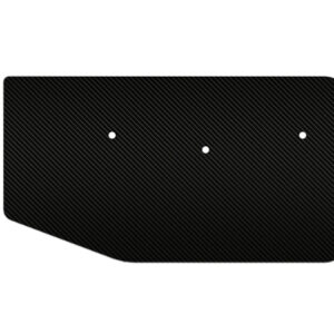 Noble M400/M12 Carbon Fibre Rear Wing End Plates - 2-Eleven Style 1.8mm thick