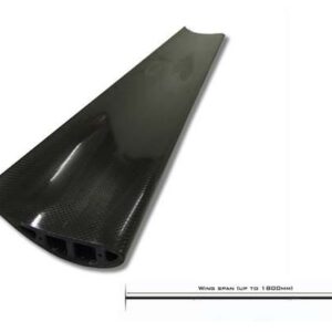 Reverie Universal Motorsport Carbon Rear Wing - 225mm Chord, Adjustable End Mounted, No drop mounting tabs