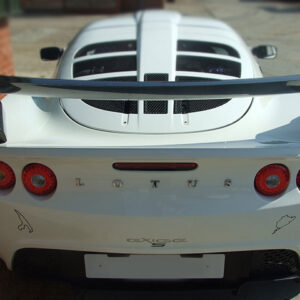 Lotus Exige S2 2010 Motorsport Carbon Rear Wing Kit (Curved) - 225mm Chord, Adjustable