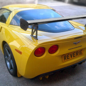 Corvette C6 Z06 (05 - 13) Carbon Rear Wing Kit (Straight) - 225mm Chord