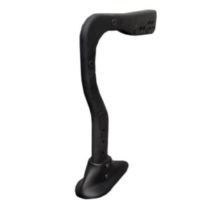 Universal ReVerie CNC Rear Wing Alloy Swan Mounts Pair & Mount Base - Pair, Black Anodised