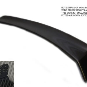 Universal Top-Mounted Carbon Rear Wing (Curved Drop-End Style) - 225mm Chord x W1240mm