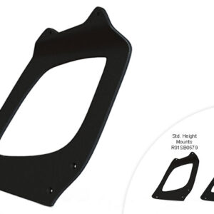 Reverie Porsche 911 991.2 GT2RS (17 - 19) Std. Height CNC Alluminium Black Anodised Wing Mount for ReVerie 310 HD Wing - Pair