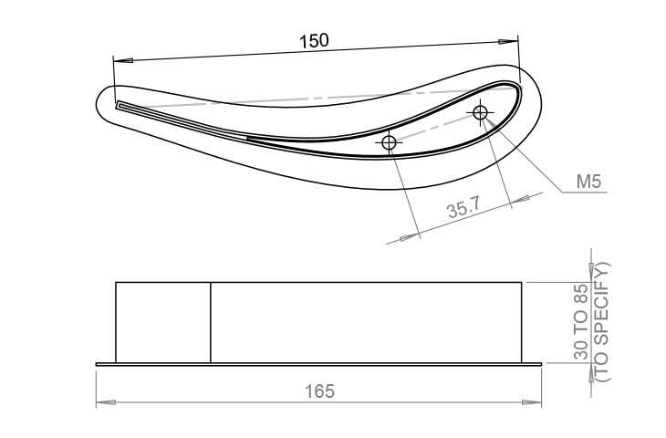 REVERIE Carbon Fibre Front Bumper Lip Canards Pair - Image 4
